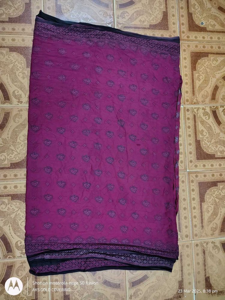 Crepe Saree