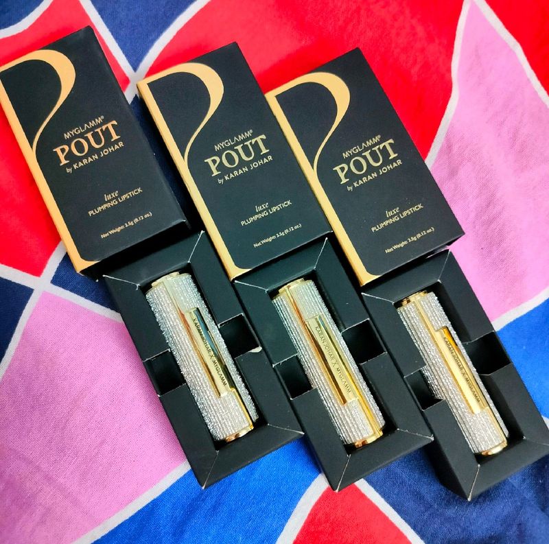 1 Pack ❤️Myglamm Pout ✨ Lipstick💄 By Karan Johar