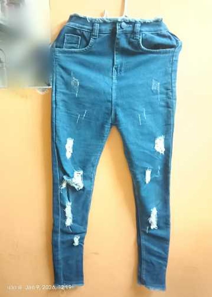 Ripped Denim Jeans