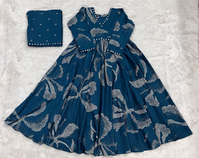 Aliya cut cotton kurti set