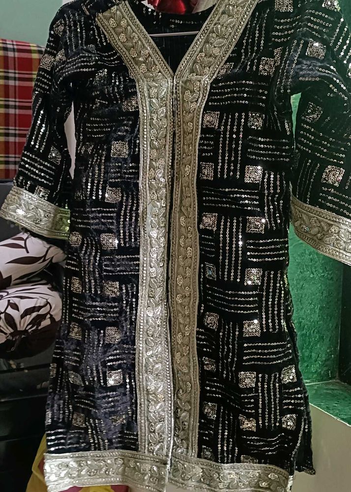Elegant Black Kurta