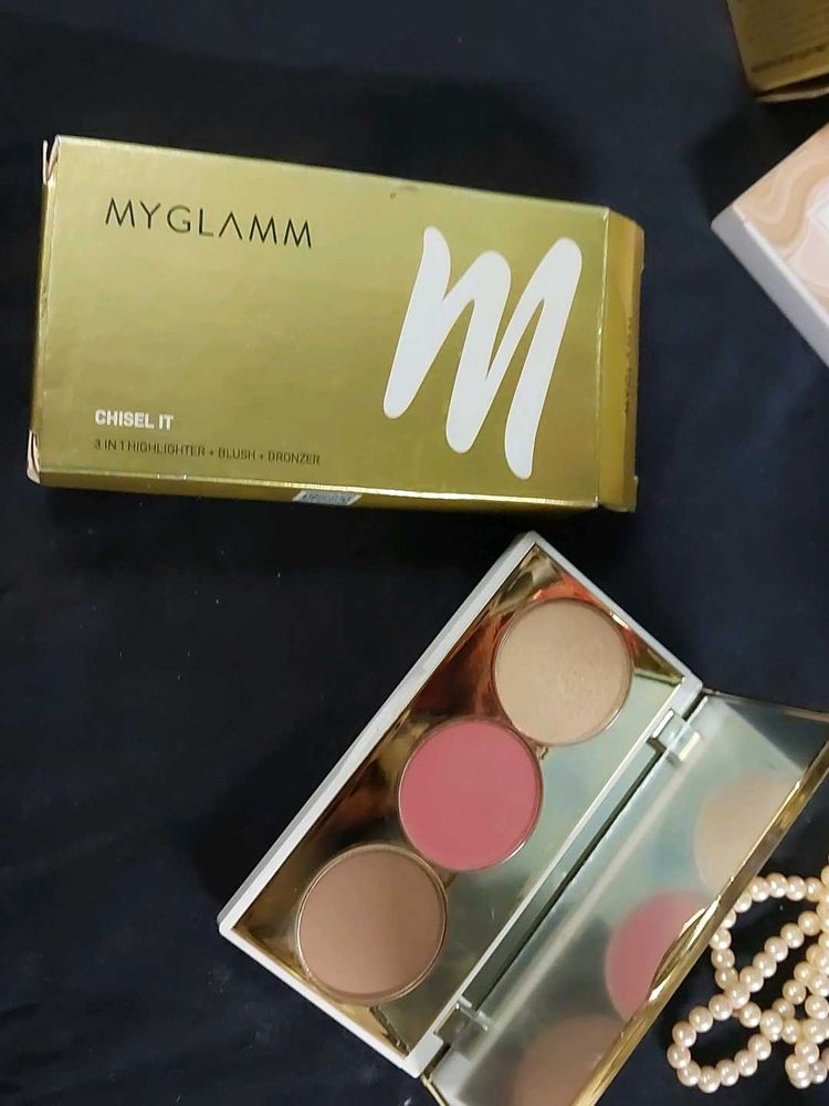 3 In 1 Highlighter +Blush + Bronzer