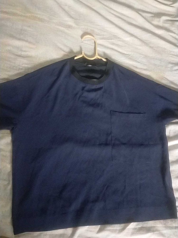 Navy Blue Pocket T-Shirt