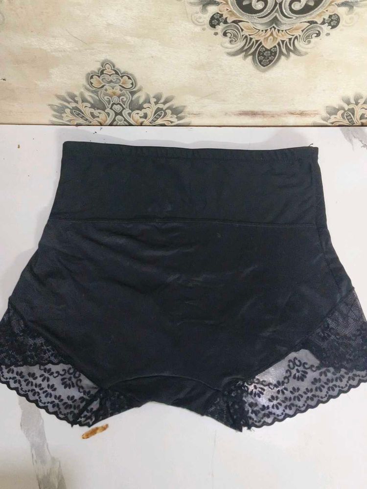 Black Lace Trim Panties