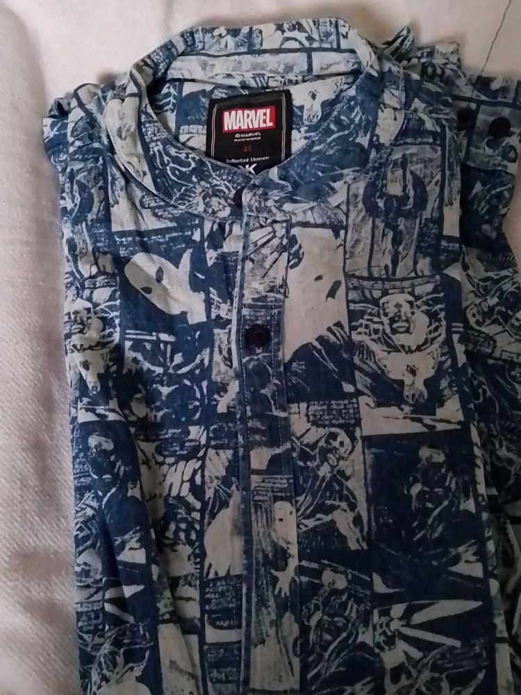 English Colour Cotton Shirt Men