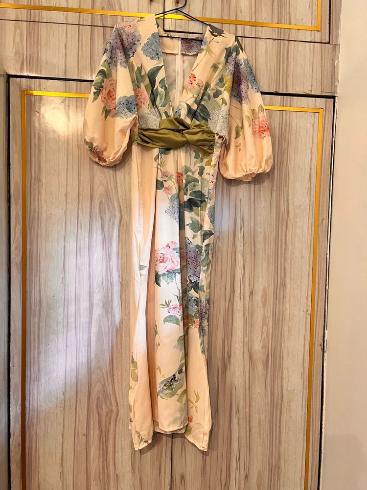 Fish Cut Korean Maxi Dress