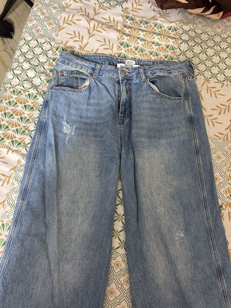 BDG Denim Wide Leg Jeans