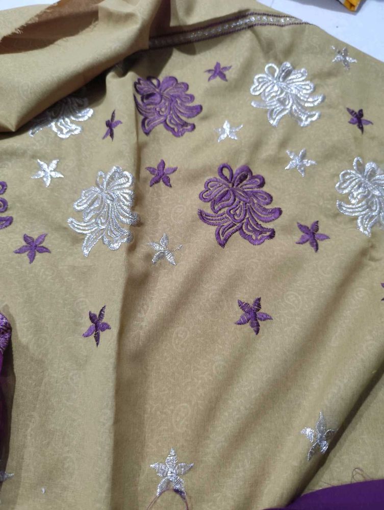 Crepe Embroidery Suit Sale