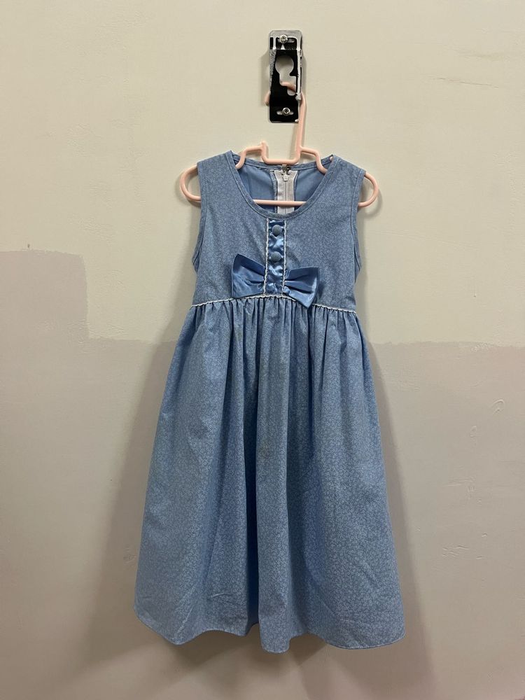 Cute Blue floral Girl dress