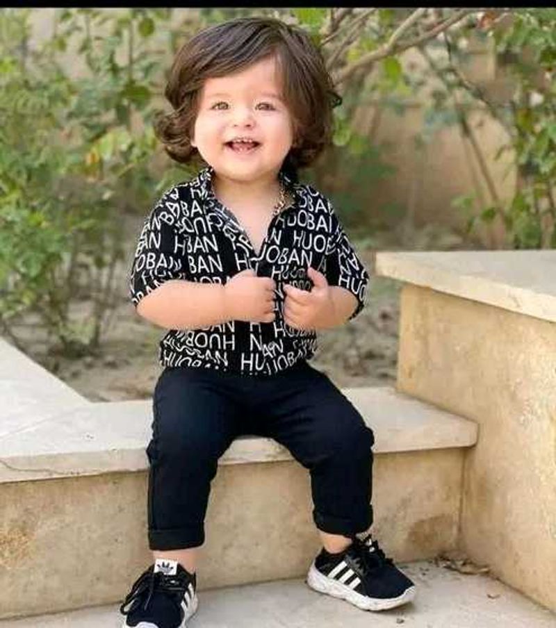 Baby Boy Black Pant Shirt