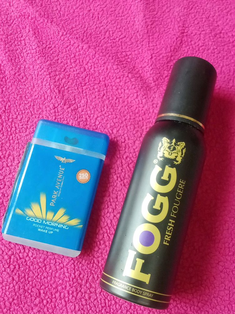 Fogg Body Spray + Free Park Avenue Pocket Perfume Free