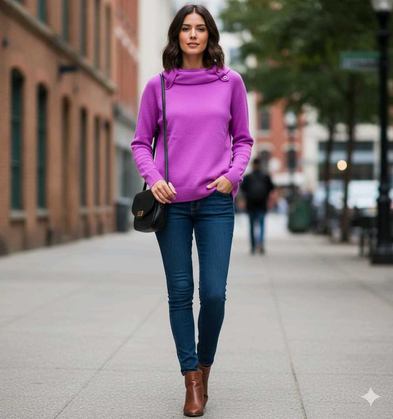 ✅BRAND New Purple Knit Pullover✅