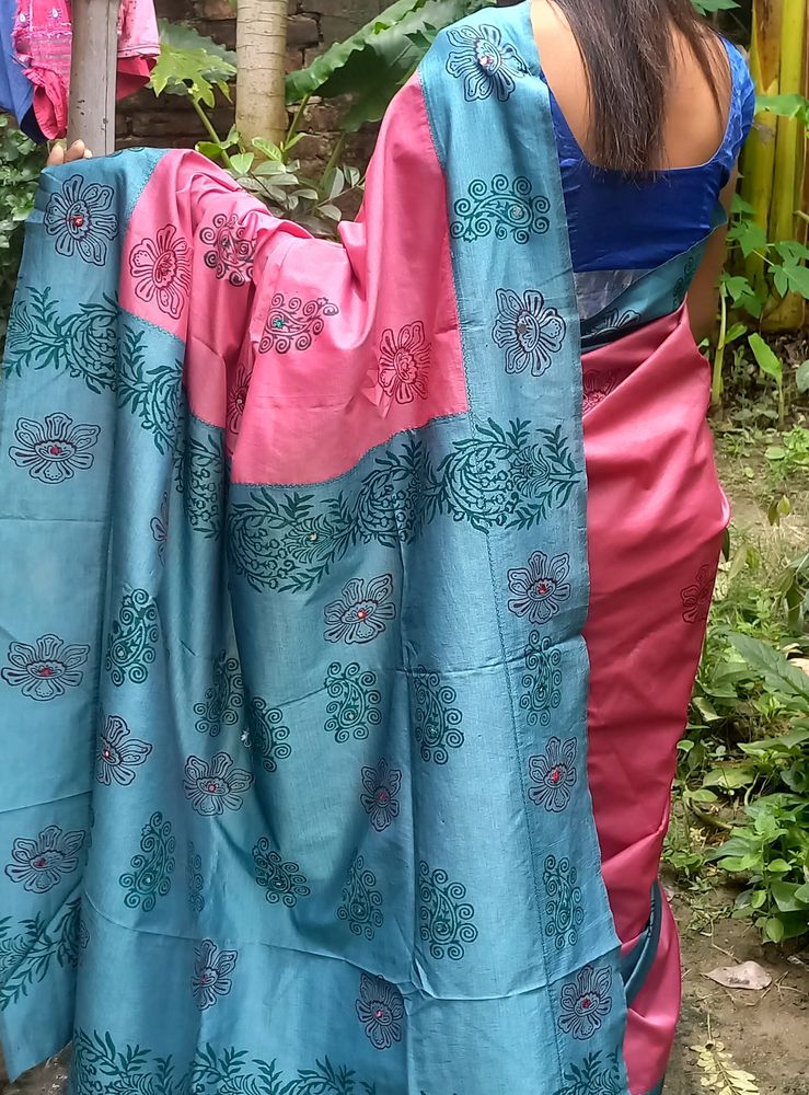 cotton silk saree