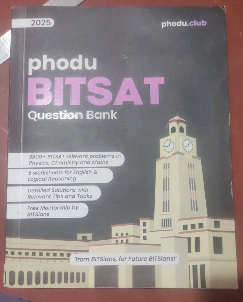 Phodu BITSAT Question Bank Full New Book