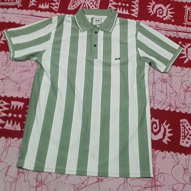 H&amp;M striped Polo t-Shirt