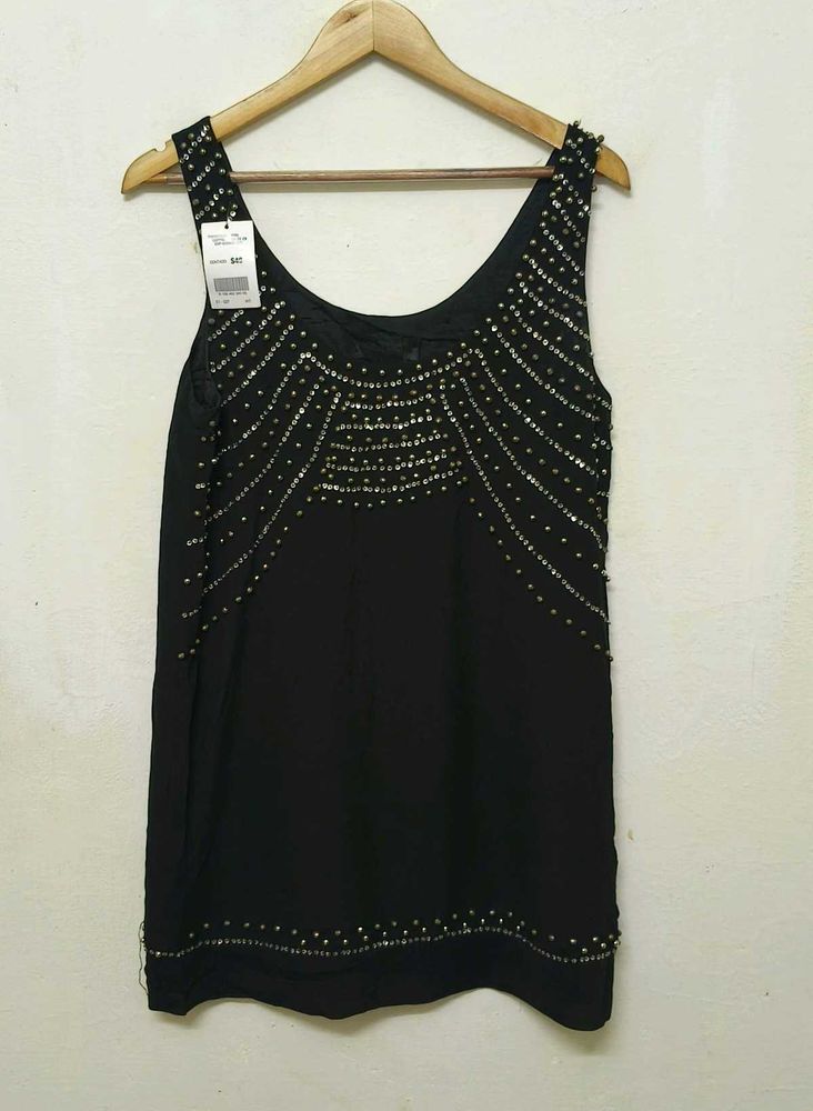 Trendy New Black Shinny Top For Women