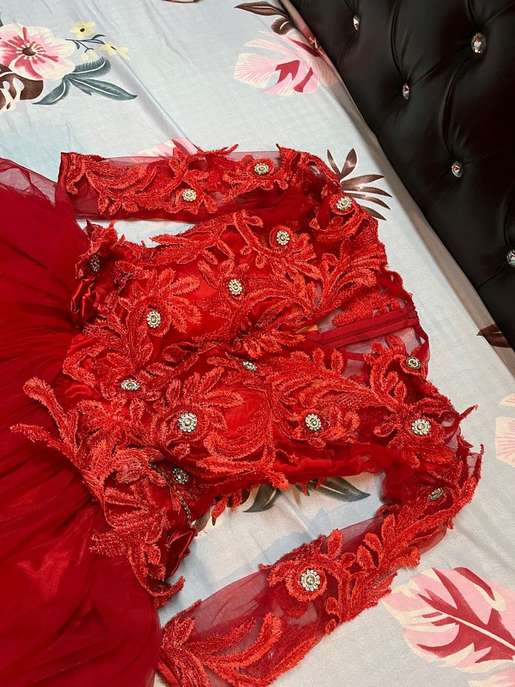 Cherry Red Gown
