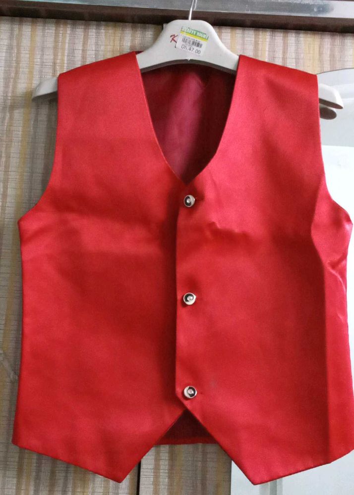 Red Formal Vest