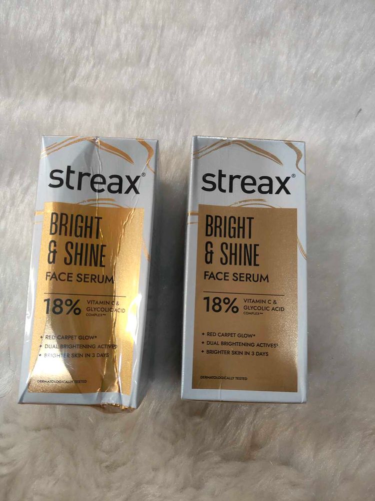 Streax Bright &amp; Shine Serum Combo
