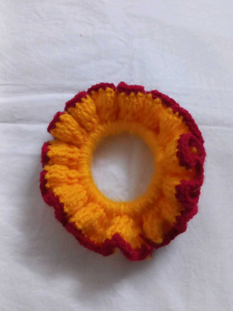 Handmade Crochet Hair Scrunchie