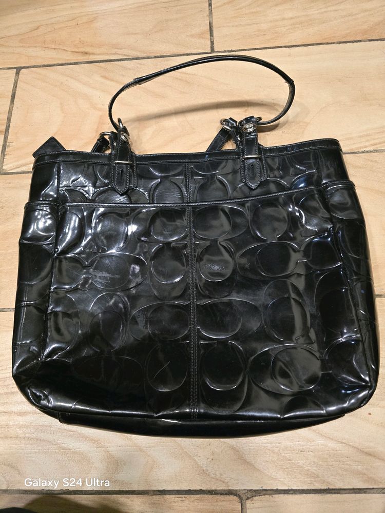 Original Pu Coach Big Tote Sholder Bag