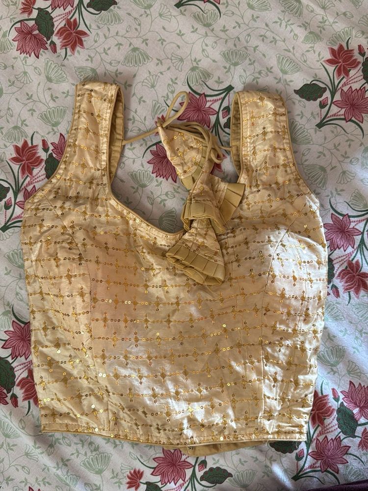 New Sleeve Less Festive Blouse