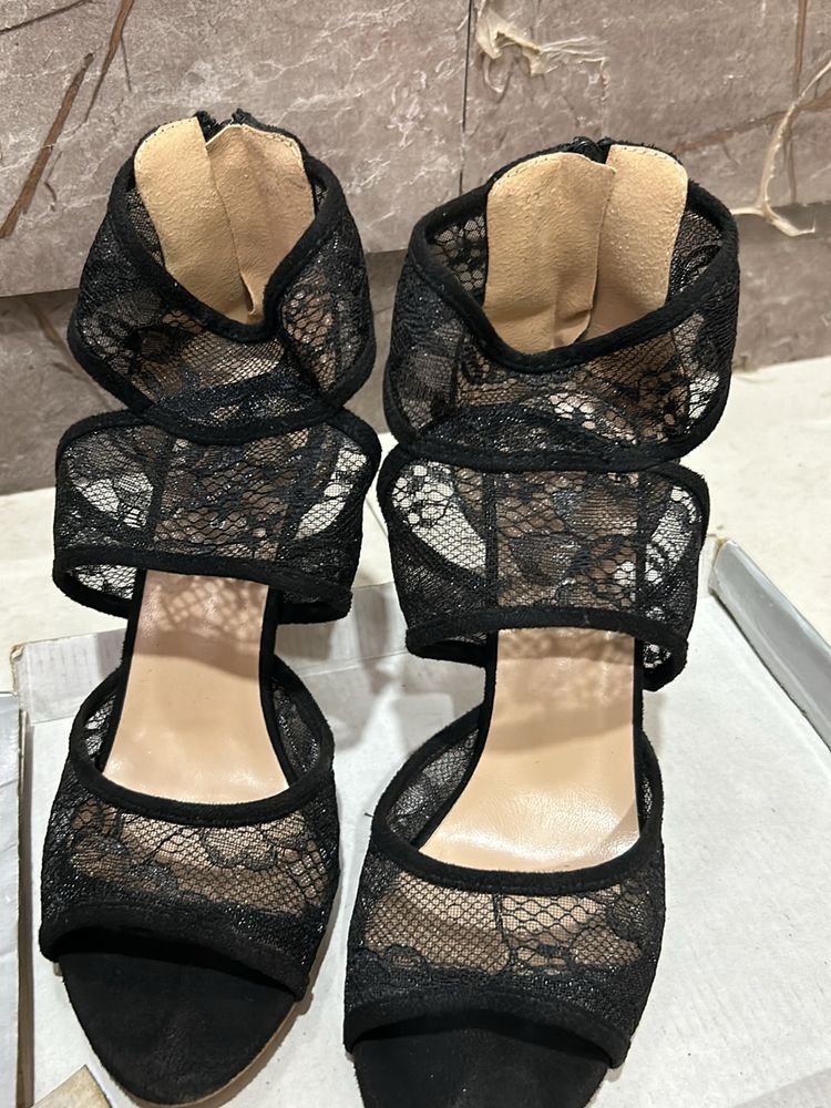 Sexy Black pencil High Heels