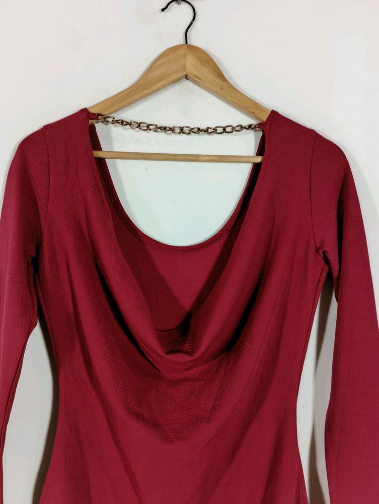 BEBE - Cowl BACK Dress