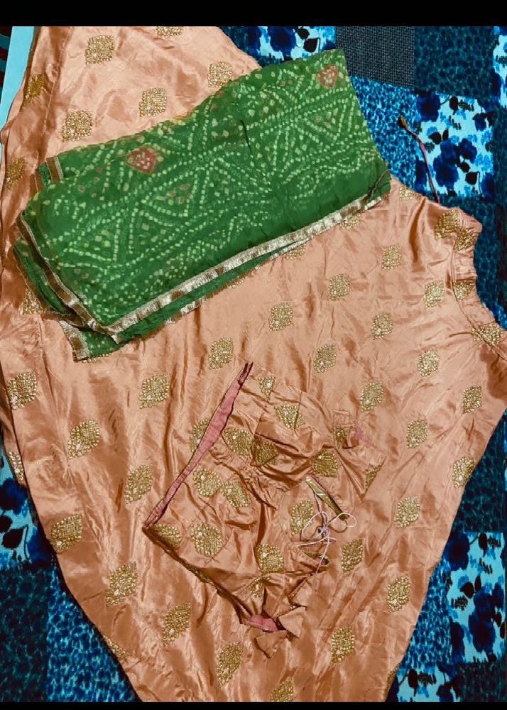 Lehnga, Blouse With Odhani