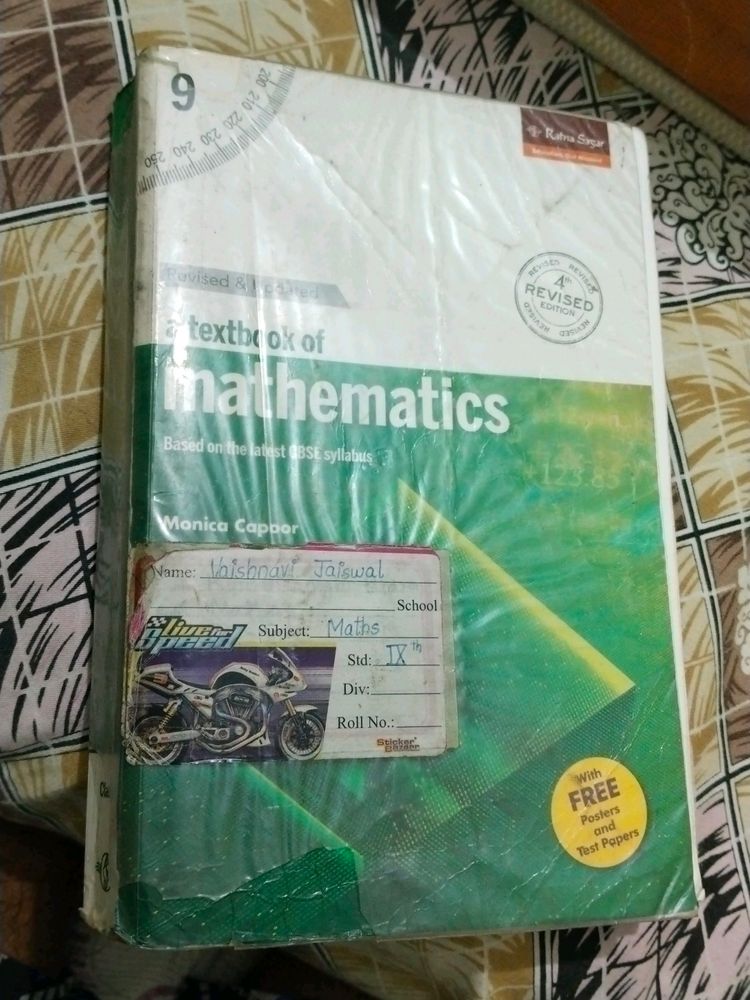 Math book Class 9th Ratna Sagar