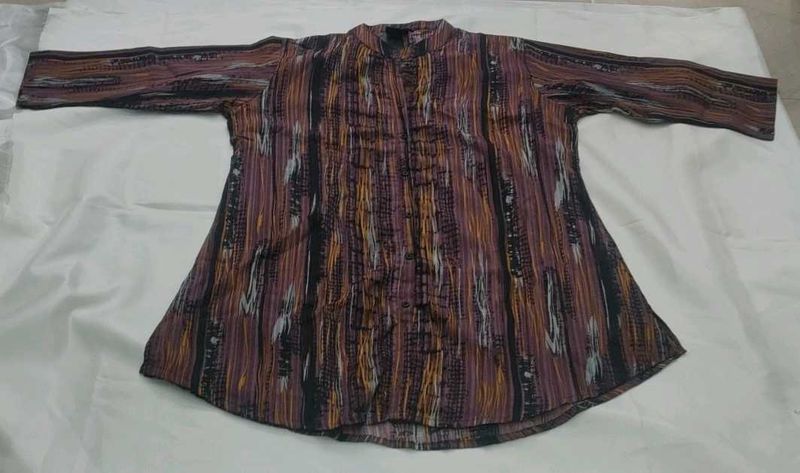 Patterned Tunic Top