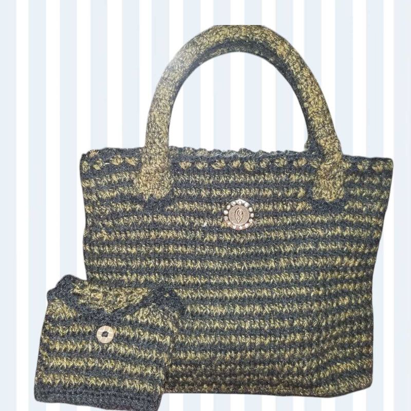 Crochet Handbag And Coinpurse