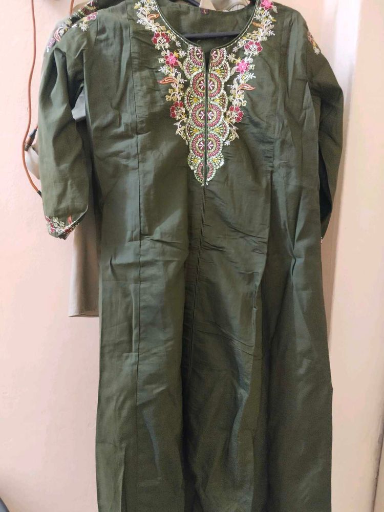 Kurta Per With Duptta