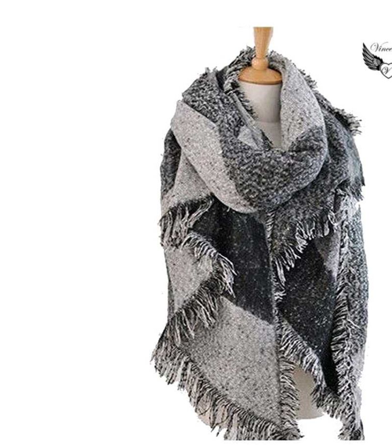Cozy Plaid Scarf