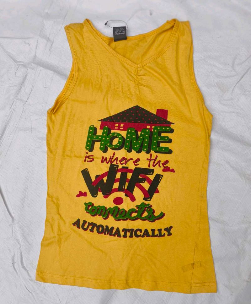 Yellow Tank Top
