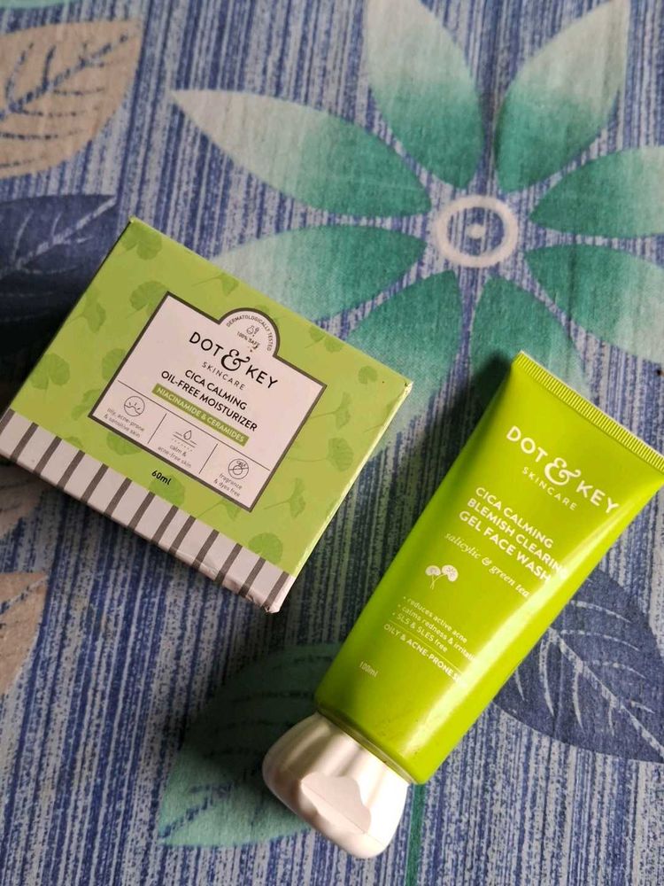 Dot &amp; Key Cica Face Wash And Moisturizer
