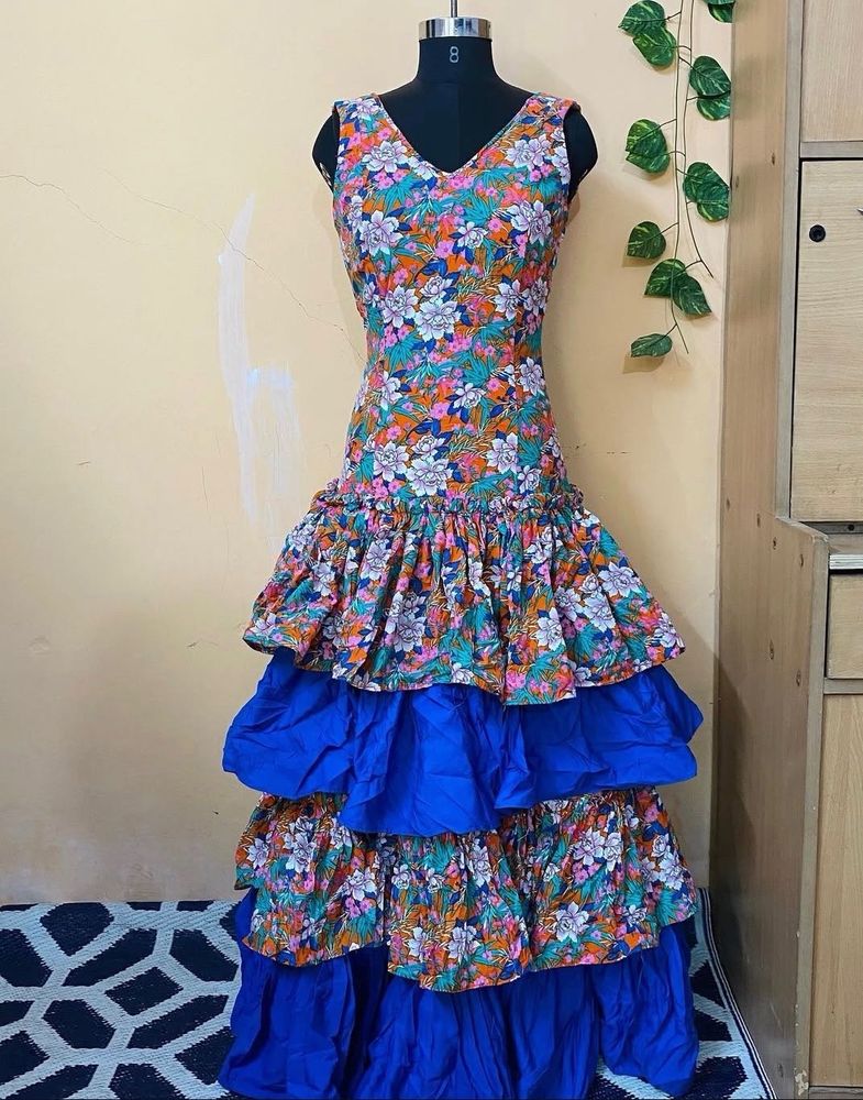 Floral Tiered Maxi Dress