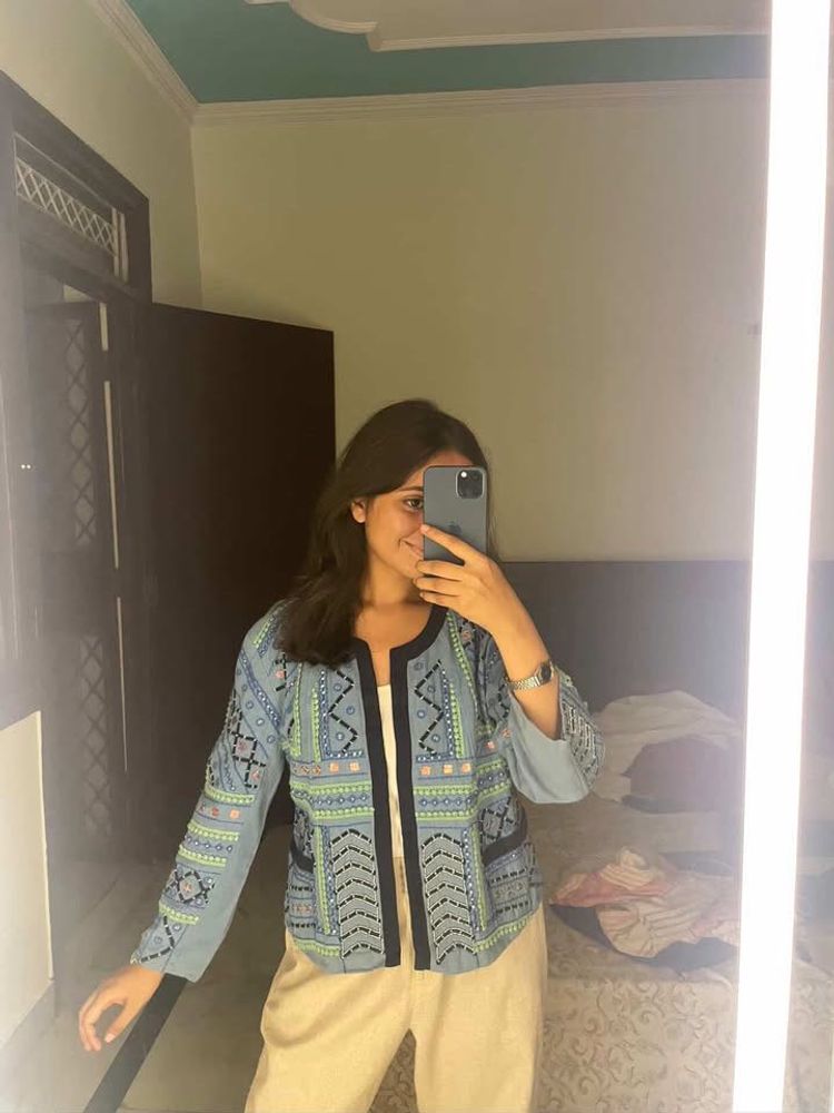 Boho Print Jacket