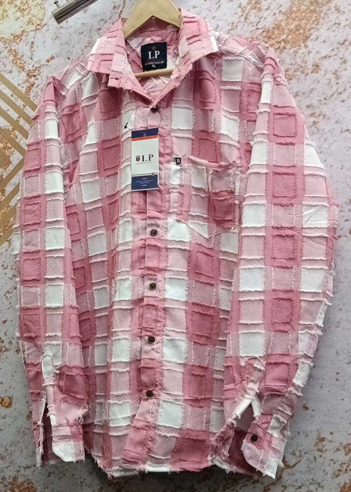 Rubbed Checkered Shirt