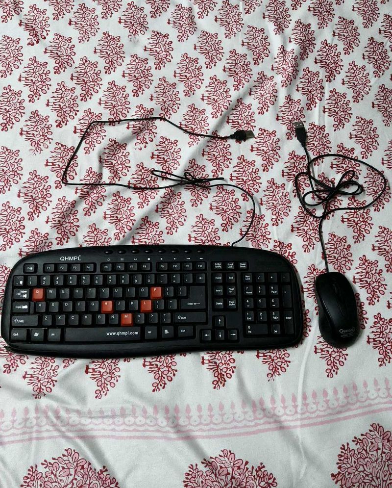 QHMPL QHM 8899 Caliber Keyboard and Mouse Combo