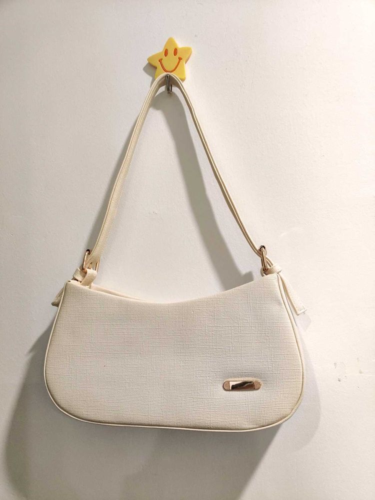 Elegant Cream Shoulder Bag
