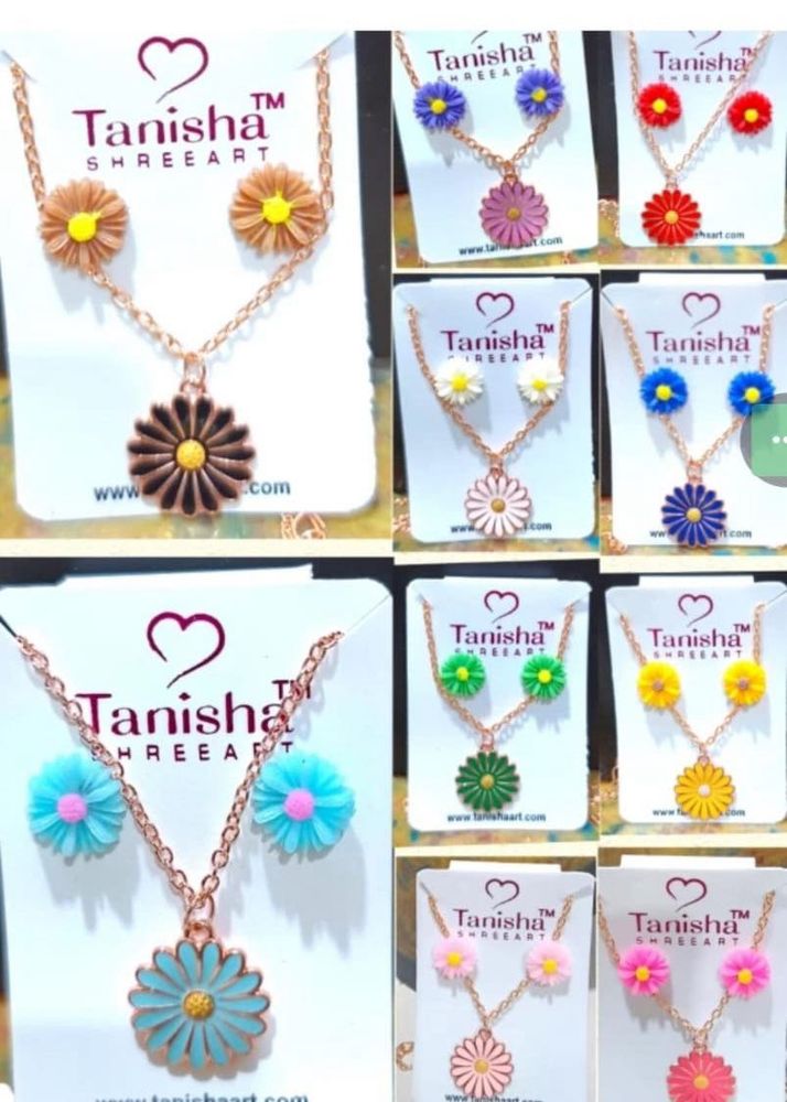 10 Combo Beautiful Chains With Earrings