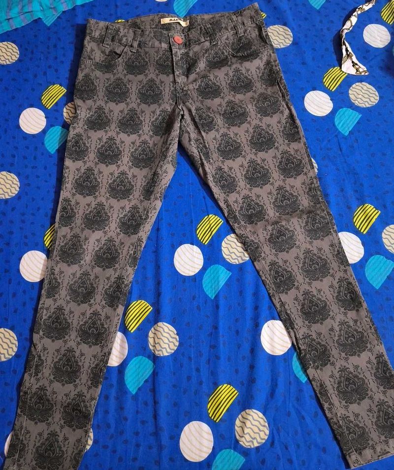 Patterned Jeans