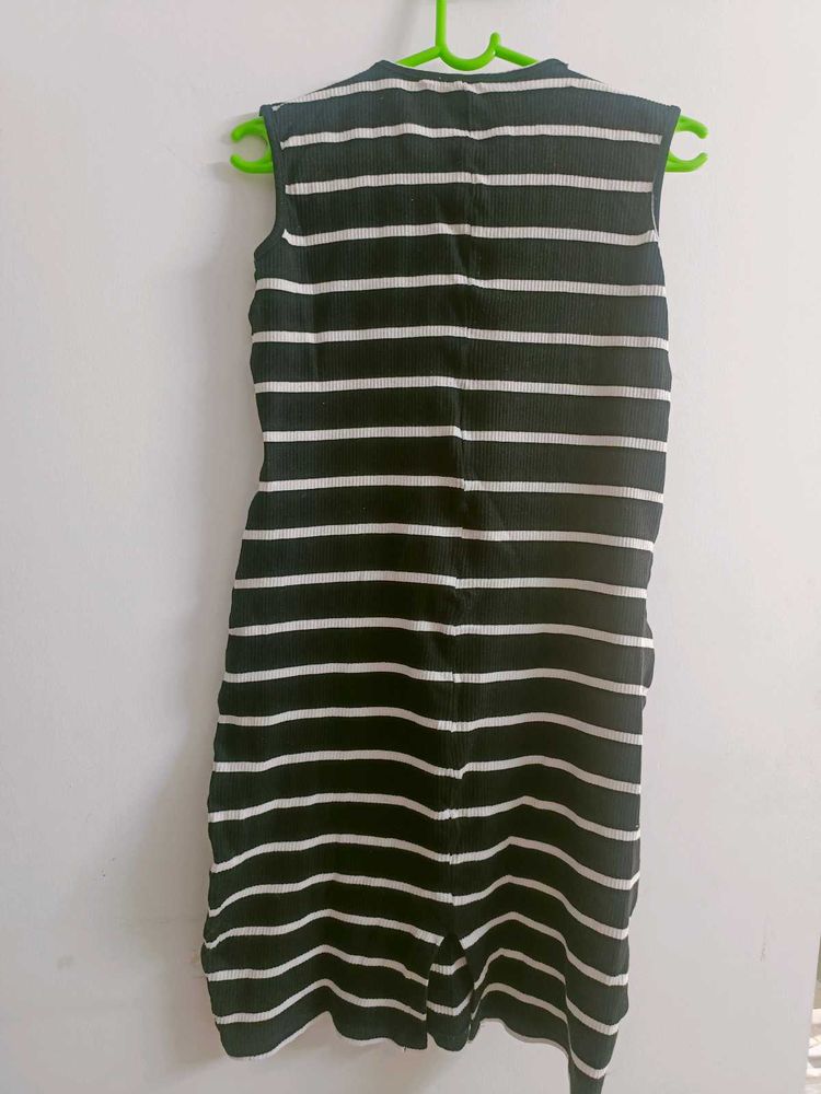 Striped Sleeveless Dress