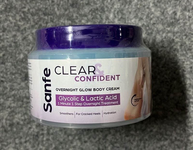 Sanfe Clear Confident Overnight Glow Body Cream