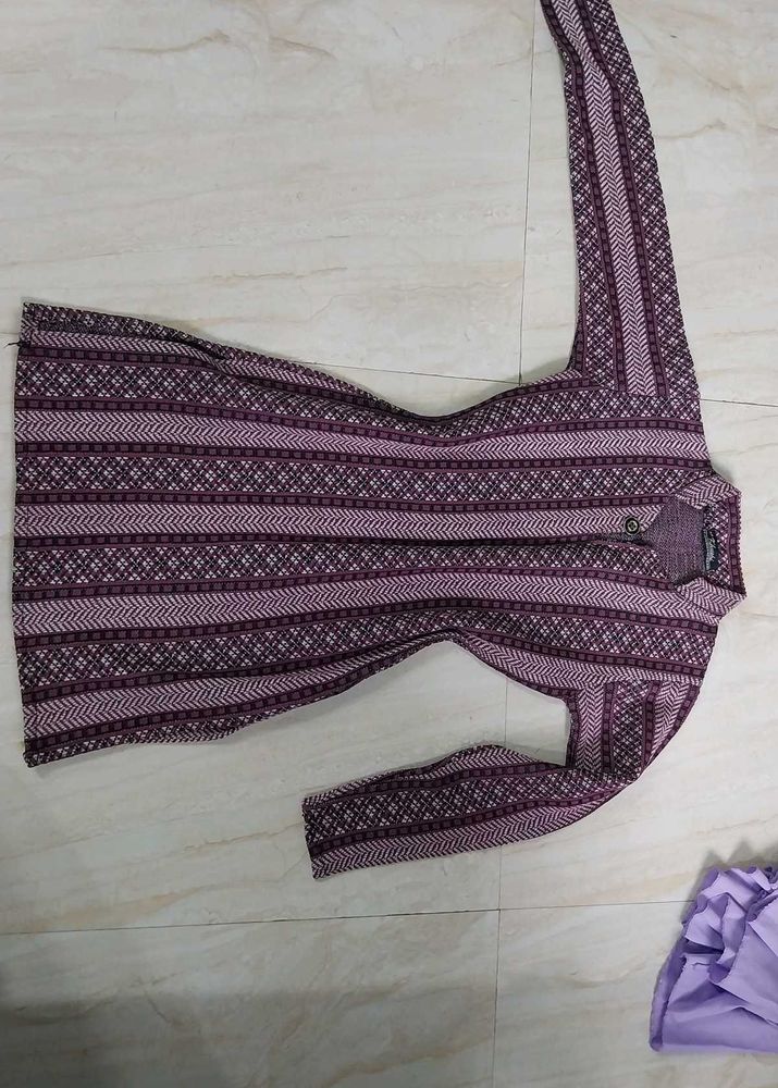 Purple Sweater.