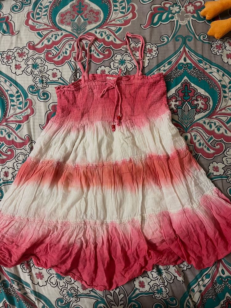 White-Pink Cute Top