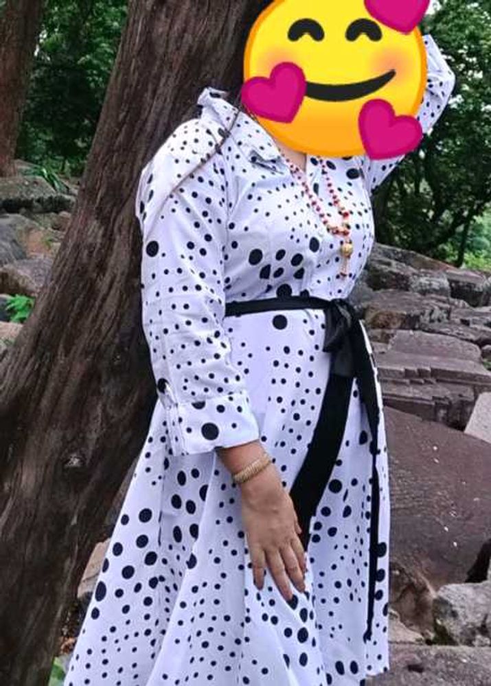 Polka Dot Midi Dress