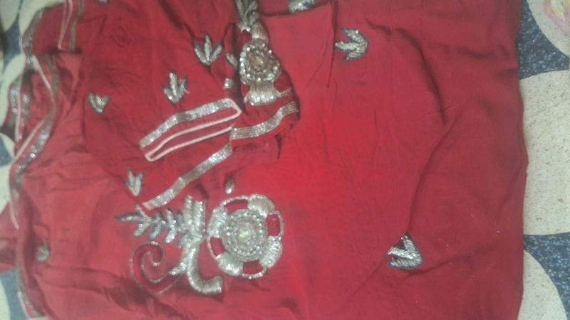 Red Saree