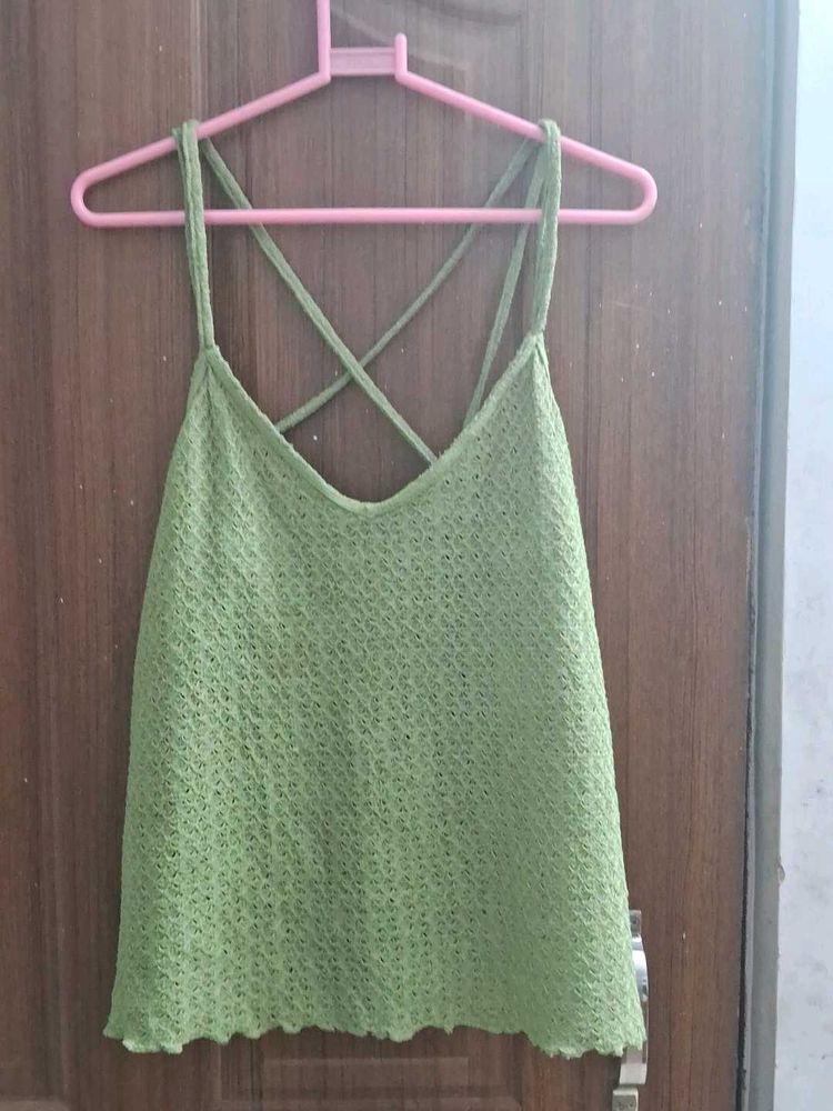 Green A Line Top